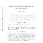 خرید و دانلود نسخه کامل کتاب A most easy method for finding many very large prime numbers