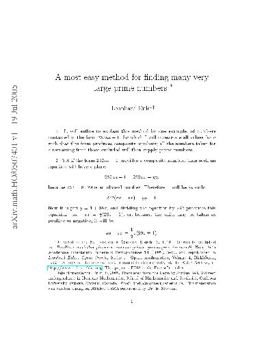 خرید و دانلود نسخه کامل کتاب A most easy method for finding many very large prime numbers_68b571e3553f4.jpeg خرید و دانلود نسخه کامل کتاب A most easy method for finding many very large prime numbers