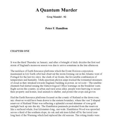خرید و دانلود نسخه کامل کتاب A Quantum Murder (Mindstar)