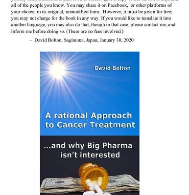 خرید و دانلود نسخه کامل کتاب A Rational Approach to Cancer Treatment – and Why Big Pharma isn’t interested – Original PDF