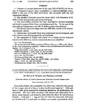 خرید و دانلود نسخه کامل کتاب A Statistical Discussion of Sets of Precise Astronomical Measurements IV
