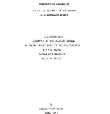 خرید و دانلود نسخه کامل کتاب A STUDY OF THE LOCI OF STUTTERING IN SPONTANEOUS SPEECH