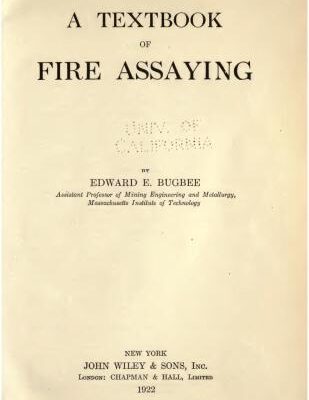 خرید و دانلود نسخه کامل کتاب A Textbook of Fire Assaying