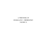 خرید و دانلود نسخه کامل کتاب A textbook of inorganic chemistry vol.II The Alkali-Metals and Their Congeners