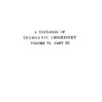 خرید و دانلود نسخه کامل کتاب A textbook of inorganic chemistry vol.VI part III Vanadium, Niobium, and Tantalum