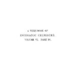 خرید و دانلود نسخه کامل کتاب A textbook of inorganic chemistry vol.VI part IV Arsenic