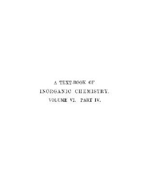 خرید و دانلود نسخه کامل کتاب A textbook of inorganic chemistry vol.VI part IV Arsenic