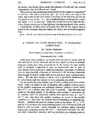 خرید و دانلود نسخه کامل کتاب A Theory of Color Production II, Inorganic Compounds