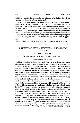 خرید و دانلود نسخه کامل کتاب A Theory of Color Production II, Inorganic Compounds