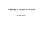 خرید و دانلود نسخه کامل کتاب A Theory of Human Motivation