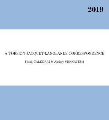 خرید و دانلود نسخه کامل کتاب A torsion Jacquet-Langlands correspondence