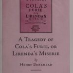 خرید و دانلود نسخه کامل کتاب A Tragedy of Cola’s Furie or Lirenda’s Miserie by Henry Burkhead