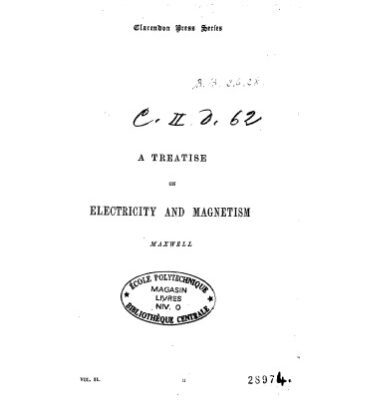 خرید و دانلود نسخه کامل کتاب A Treatise on Electricity and Magnetism