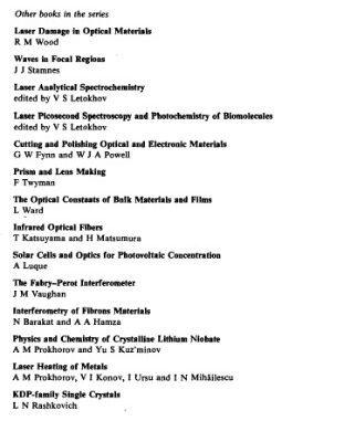 خرید و دانلود نسخه کامل کتاب Aberrations of optical systems