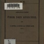 خرید و دانلود نسخه کامل کتاب Abhandlungen über den Speichel (1851)