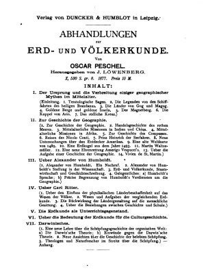 خرید و دانلود نسخه کامل کتاب Abhandlungen zur Erd- und Völkerkunde