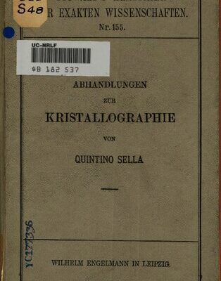 خرید و دانلود نسخه کامل کتاب Abhandlungen zur Kristallographie