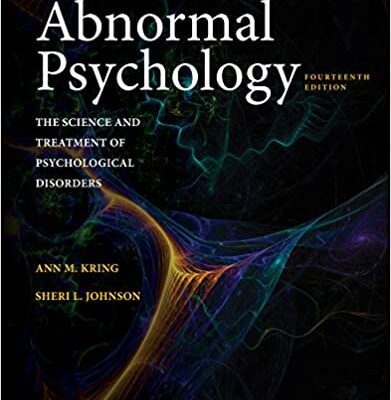 خرید و دانلود نسخه کامل کتاب Abnormal Psychology: The Science and Treatment of Psychological Disorders (14th Edition) – Original PDF