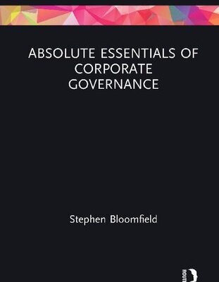 خرید و دانلود نسخه کامل کتاب Absolute Essentials of Corporate Governance