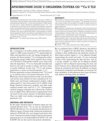 خرید و دانلود نسخه کامل کتاب Absorbed doses in human organs from 137cs In soil