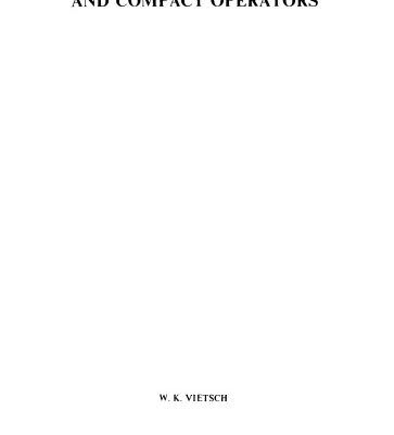 خرید و دانلود نسخه کامل کتاب Abstract kernel operators and compact operators