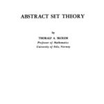 خرید و دانلود نسخه کامل کتاب Abstract Set Theory (Notre Dame Mathematical Lectures 8)
