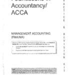 خرید و دانلود نسخه کامل کتاب ACCA FMA/FA Foundations in Accountancy-Management Accounting Practice Revision Kit