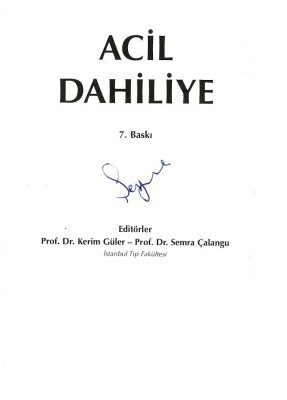 خرید و دانلود نسخه کامل کتاب Acil Dahiliye