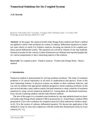 خرید و دانلود نسخه کامل کتاب Acta Applicandae Mathematicae: An International Survey Journal on Applying Mathematics and Mathematical Applications ~ Volume 106, Number 3   June, 2009 pp325-499