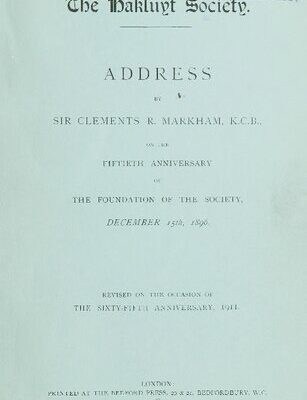 خرید و دانلود نسخه کامل کتاب Address by Sir Clements R. Markham, K. C. B., of the fiftieth anniversary  on the foundation of the society, December 15th, 1896