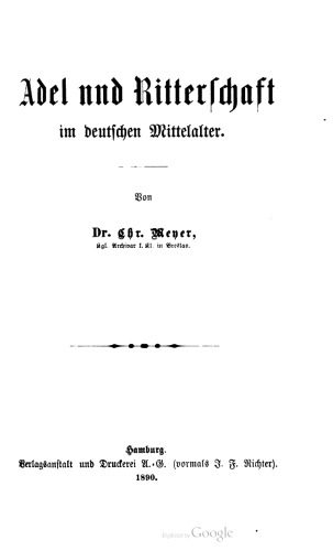 خرید و دانلود نسخه کامل کتاب Adel und Ritterschaft im deutschen Mittelalter_68c1febcab121.jpeg خرید و دانلود نسخه کامل کتاب Adel und Ritterschaft im deutschen Mittelalter