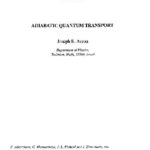 خرید و دانلود نسخه کامل کتاب Adiabatic quantum transport.