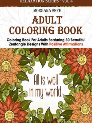 خرید و دانلود نسخه کامل کتاب Adult Coloring Book Relaxation series