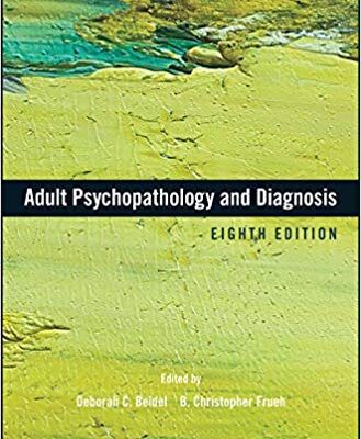 خرید و دانلود نسخه کامل کتاب Adult Psychopathology and Diagnosis (8th Edition)