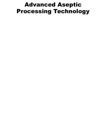 خرید و دانلود نسخه کامل کتاب Advanced aseptic processing technology