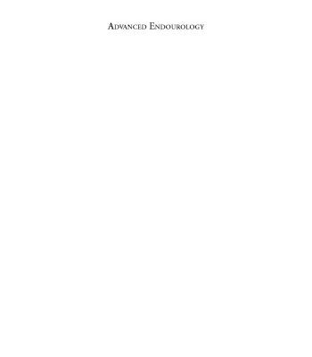 خرید و دانلود نسخه کامل کتاب Advanced Endourology
