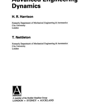 خرید و دانلود نسخه کامل کتاب Advanced Engineering Dynamics