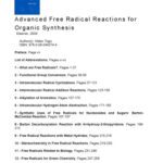 خرید و دانلود نسخه کامل کتاب Advanced Free Radical Reactions For Organic Synthesis