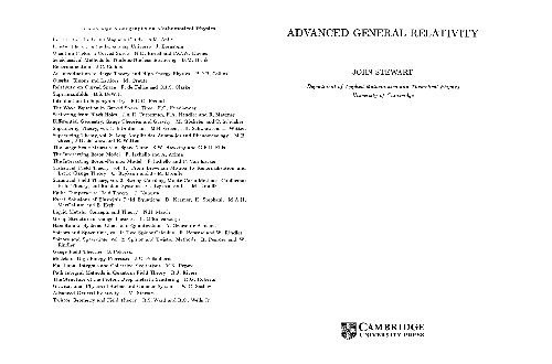 خرید و دانلود نسخه کامل کتاب Advanced General Relativity_68be8c33c477b.jpeg خرید و دانلود نسخه کامل کتاب Advanced General Relativity