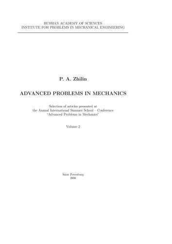 خرید و دانلود نسخه کامل کتاب Advanced Problems in Mechanics. Volume 2_68bcbe3eae141.jpeg خرید و دانلود نسخه کامل کتاب Advanced Problems in Mechanics. Volume 2