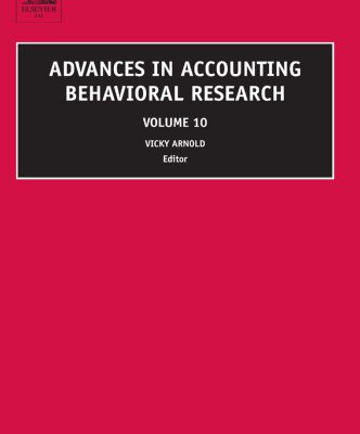 خرید و دانلود نسخه کامل کتاب Advances in Accounting Behavioral Research, Volume 10