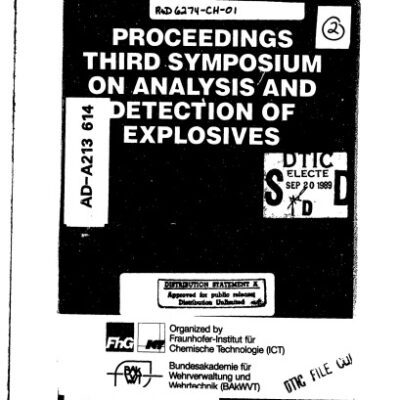 خرید و دانلود نسخه کامل کتاب Advances in Analysis and Detection of Explosives