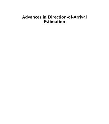 خرید و دانلود نسخه کامل کتاب Advances in Direction-of-Arrival Estimation (Artech House Radar Library)