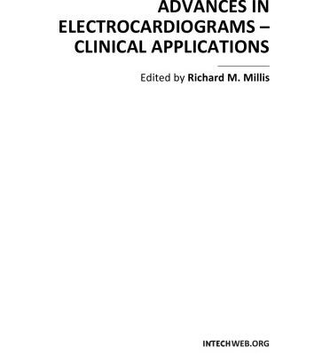 خرید و دانلود نسخه کامل کتاب Advances in Electrocardiograms – Clinical Applns.