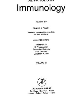 خرید و دانلود نسخه کامل کتاب Advances in Immunology, Vol. 61
