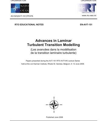 خرید و دانلود نسخه کامل کتاب Advances in Laminar Turbulent Transition Modelling