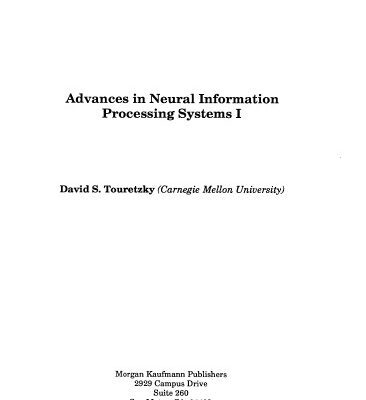 خرید و دانلود نسخه کامل کتاب Advances in Neural Information Processing Systems 1