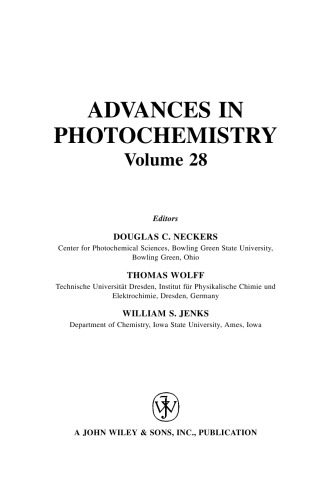 خرید و دانلود نسخه کامل کتاب Advances in Photochemistry (Volume 28)_68d1f27e85b3d.jpeg خرید و دانلود نسخه کامل کتاب Advances in Photochemistry (Volume 28)