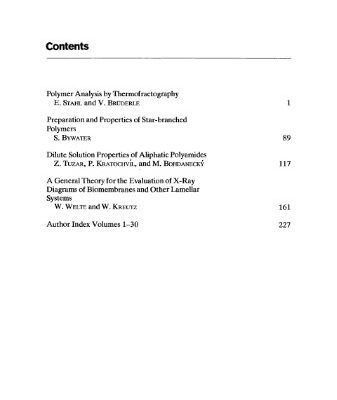 خرید و دانلود نسخه کامل کتاب Advances in Polymer Science
