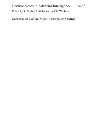 خرید و دانلود نسخه کامل کتاب Advances in Soft Computing: 9th Mexican International Conference on Artificial Intelligence, MICAI 2010, Pachuca, Mexico, November 8-13, 2010, Proceedings, Part II